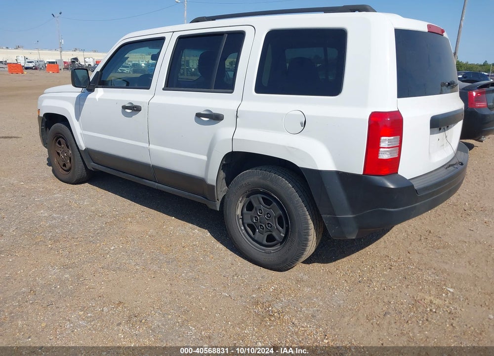 2011 JEEP PATRIOT SPORT VIN: 1J4NT1GA9BD128101