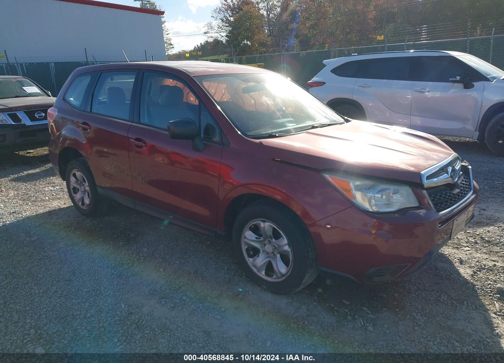 2014 SUBARU FORESTER 2.5I VIN: JF2SJAAC4EH468148