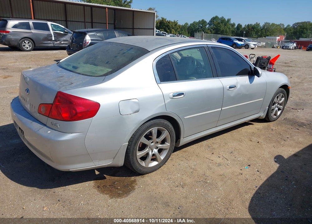2006 INFINITI G35X VIN: JNKCV51F96M605584
