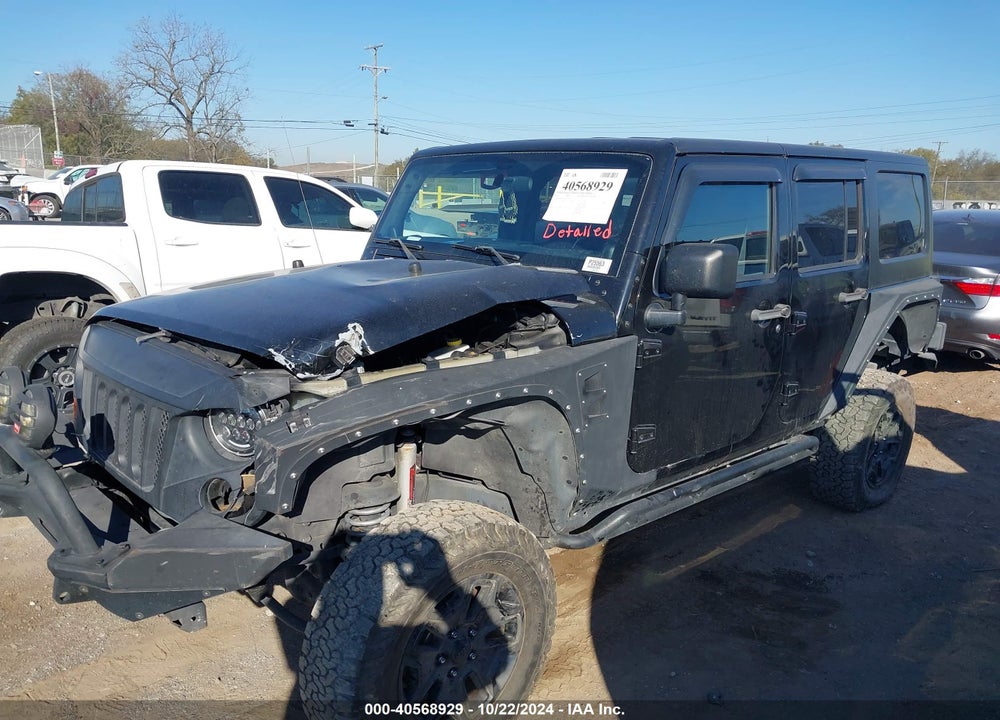 2012 JEEP WRANGLER UNLIMITED SPORT VIN: 1C4HJWDG2CL110156