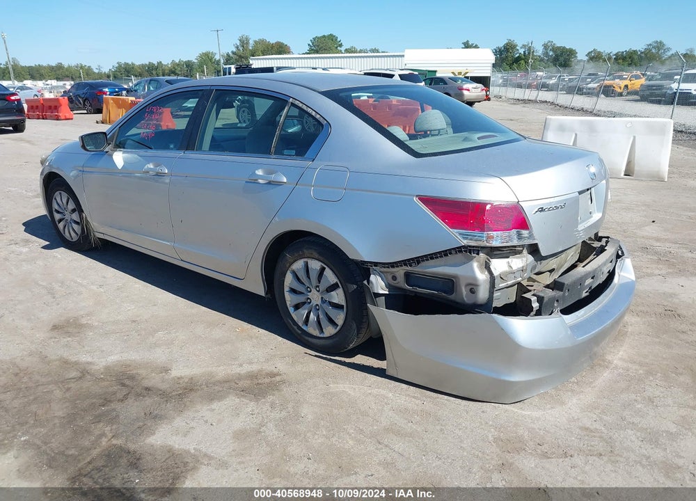 2009 HONDA ACCORD 2.4 LX VIN: 1HGCP26379A152582