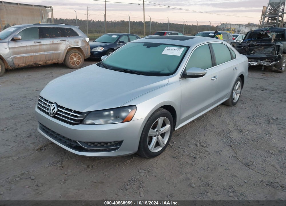 2012 VOLKSWAGEN PASSAT 2.0L TDI SE VIN: 1VWBN7A34CC036883