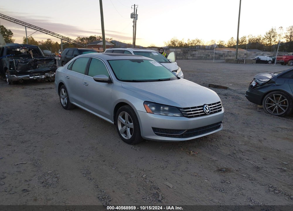2012 VOLKSWAGEN PASSAT 2.0L TDI SE VIN: 1VWBN7A34CC036883