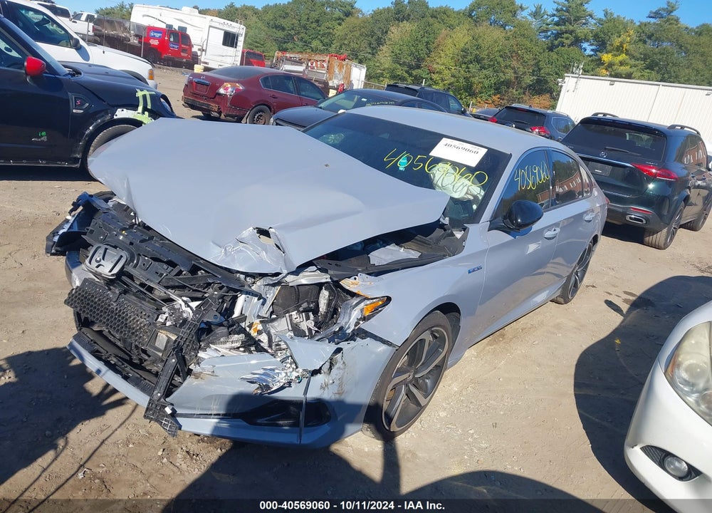 2022 HONDA ACCORD HYBRID SPORT VIN: 1HGCV3F20NA014766
