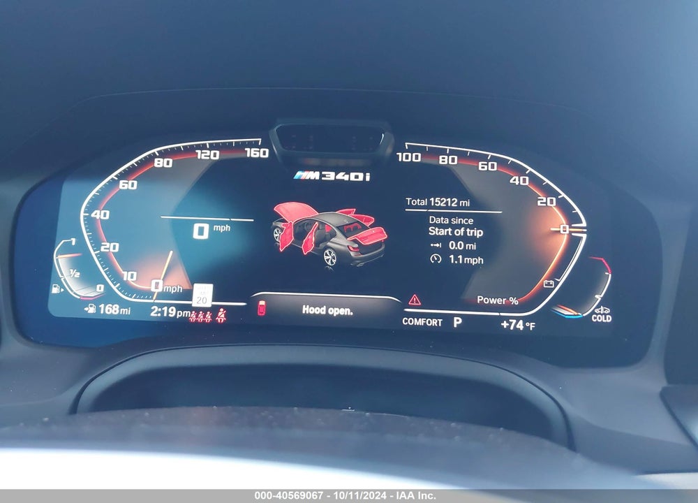 2021 BMW 3 SERIES M340I VIN: 3MW5U7J07M8C12419