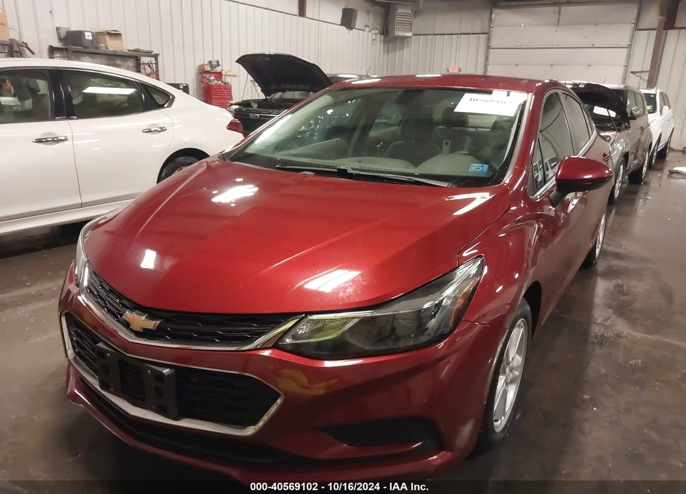 2016 CHEVROLET CRUZE LT AUTO VIN: 1G1BE5SM3G7309074