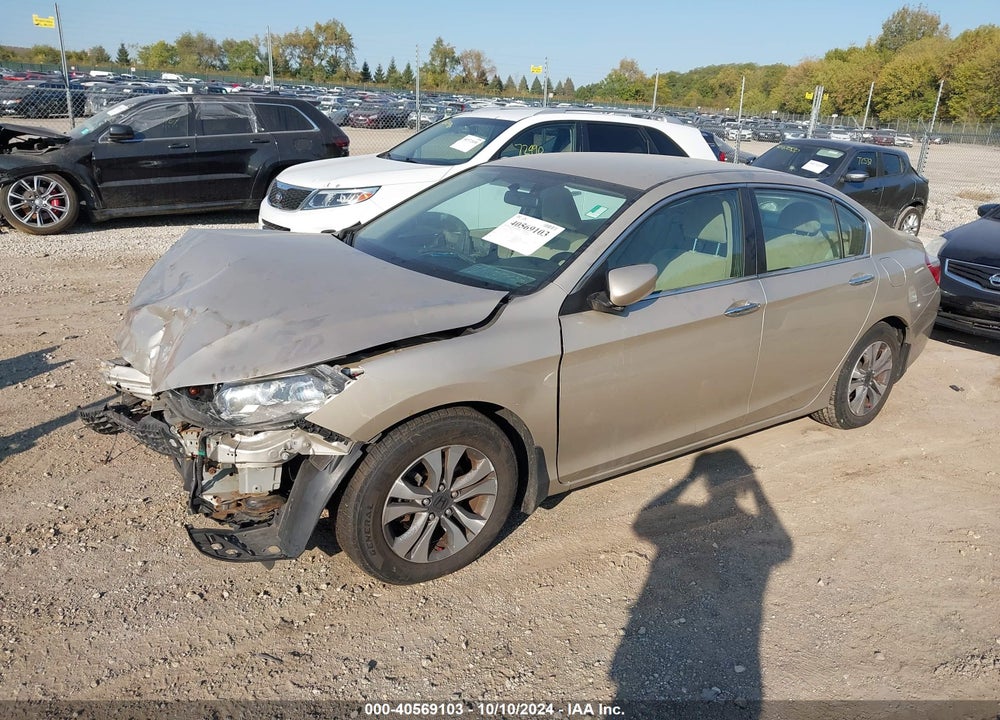 2013 HONDA ACCORD LX VIN: 1HGCR2F35DA193540