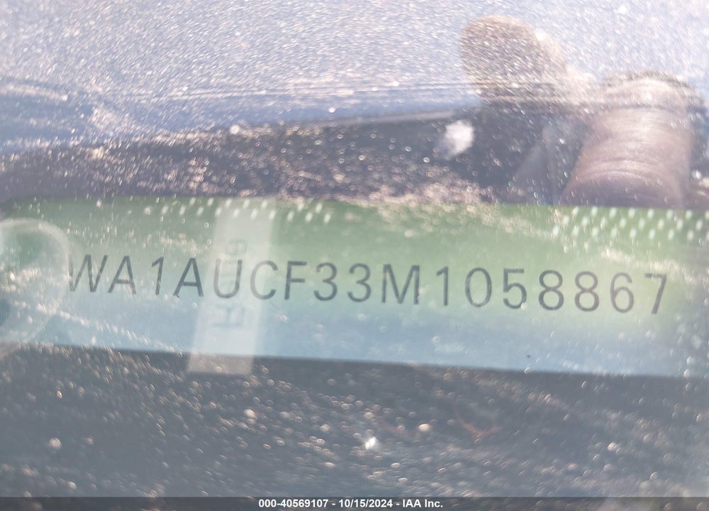 2021 AUDI Q3 VIN: WA1AUCF33M1058867