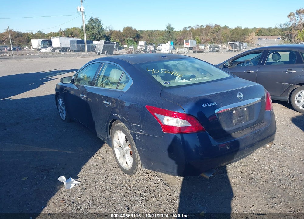 2009 NISSAN MAXIMA 3.5 SV VIN: 1N4AA51E49C811777