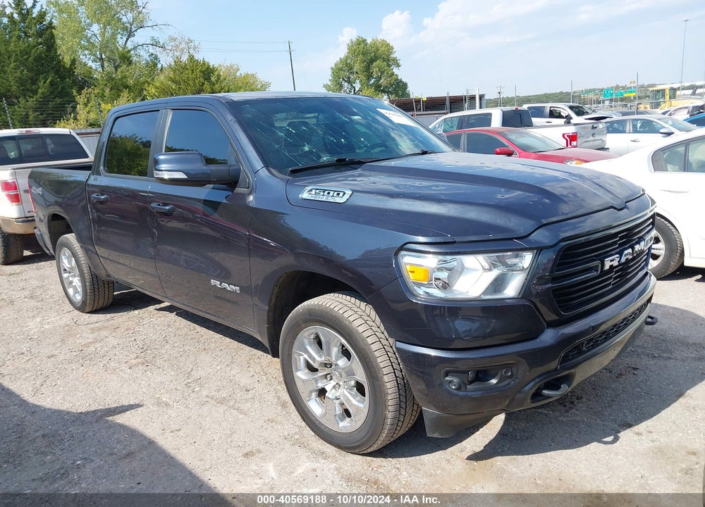 2019 RAM 1500 BIG HORN/LONE STAR 4X4 5'7 BOX VIN: 1C6SRFFT2KN688745