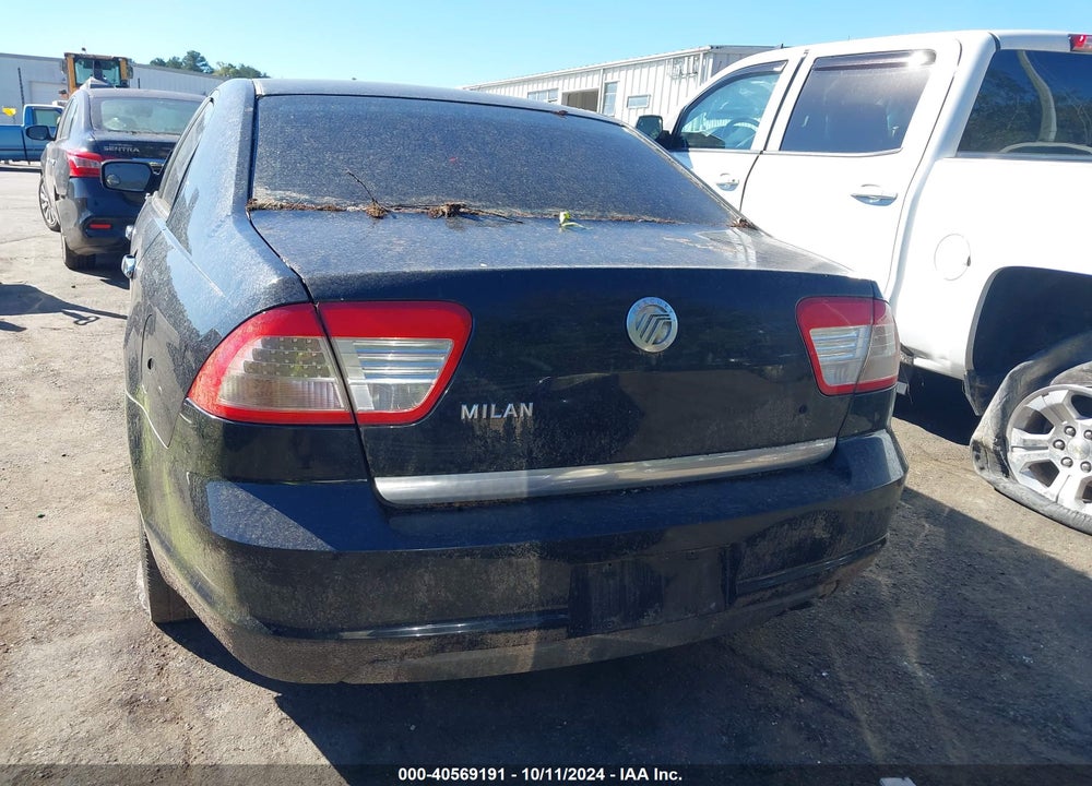 2006 MERCURY MILAN I4 VIN: 3MEFM07ZX6R644325