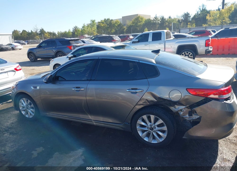 2016 KIA OPTIMA EX VIN: 5XXGU4L36GG034954