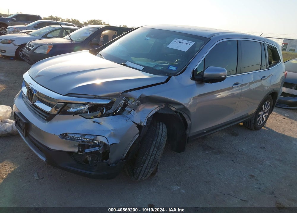 2021 HONDA PILOT 2WD EX-L VIN: 5FNYF5H53MB045911