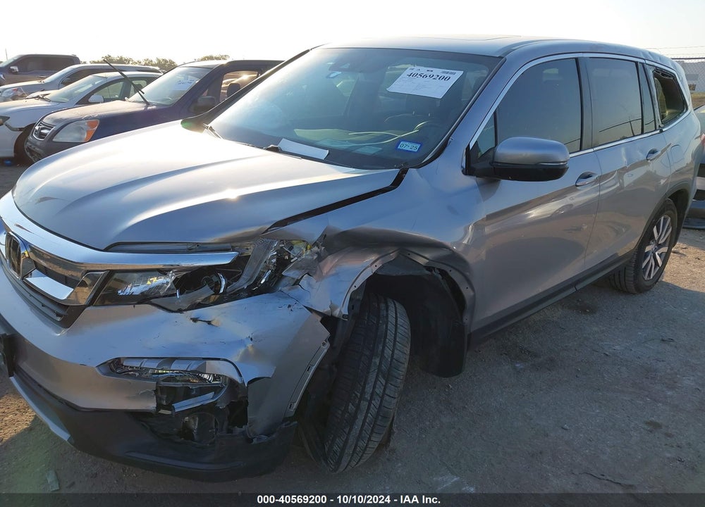 2021 HONDA PILOT 2WD EX-L VIN: 5FNYF5H53MB045911