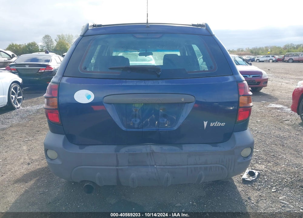 2004 PONTIAC VIBE VIN: 5Y2SL62884Z434416