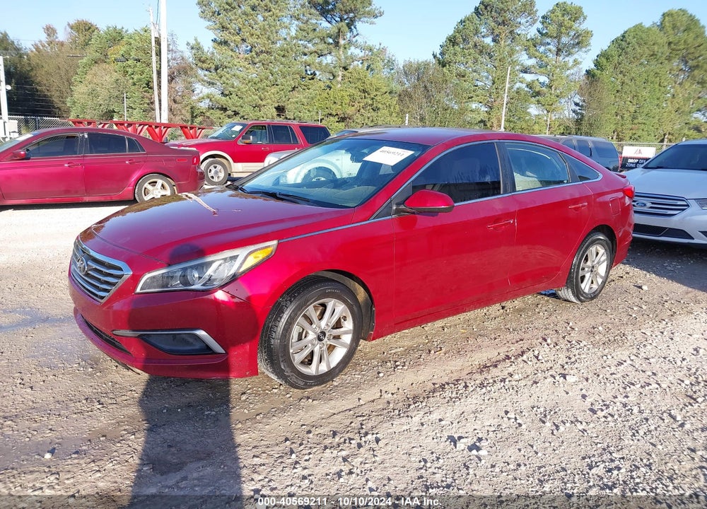 2016 HYUNDAI SONATA SE VIN: 5NPE24AFXGH364885