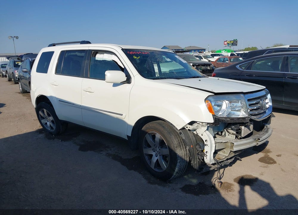 2014 HONDA PILOT TOURING VIN: 5FNYF4H95EB026176