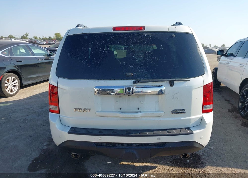 2014 HONDA PILOT TOURING VIN: 5FNYF4H95EB026176