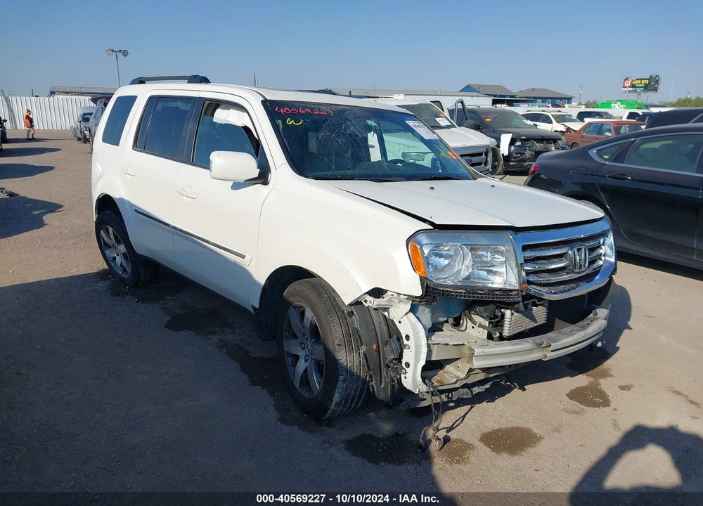 2014 HONDA PILOT TOURING VIN: 5FNYF4H95EB026176