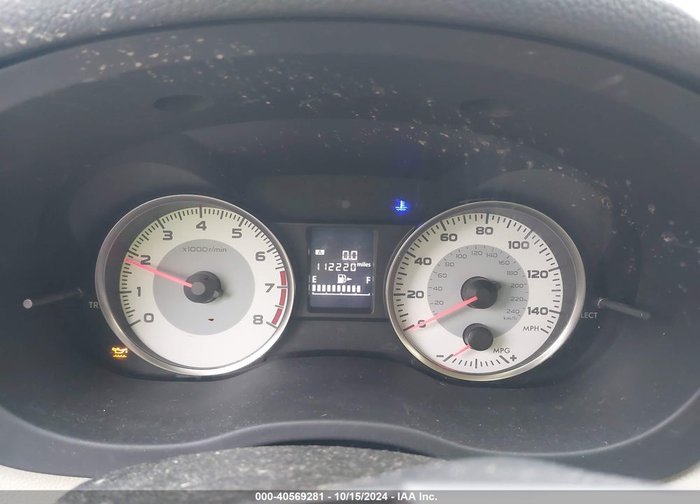 2013 SUBARU IMPREZA VIN: JF1GPAG63D2873543