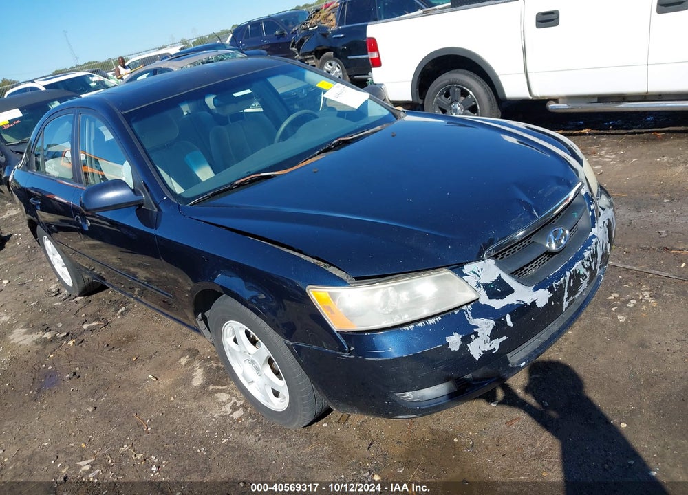 2006 HYUNDAI SONATA GLS VIN: 5NPEU46C06H085937