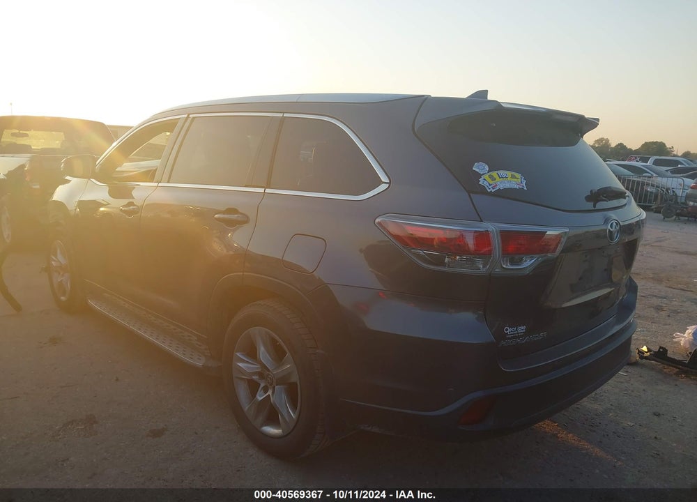 2016 TOYOTA HIGHLANDER LIMITED V6 VIN: 5TDYKRFH7GS137023