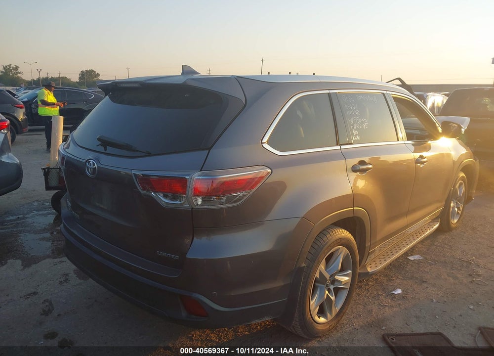 2016 TOYOTA HIGHLANDER LIMITED V6 VIN: 5TDYKRFH7GS137023