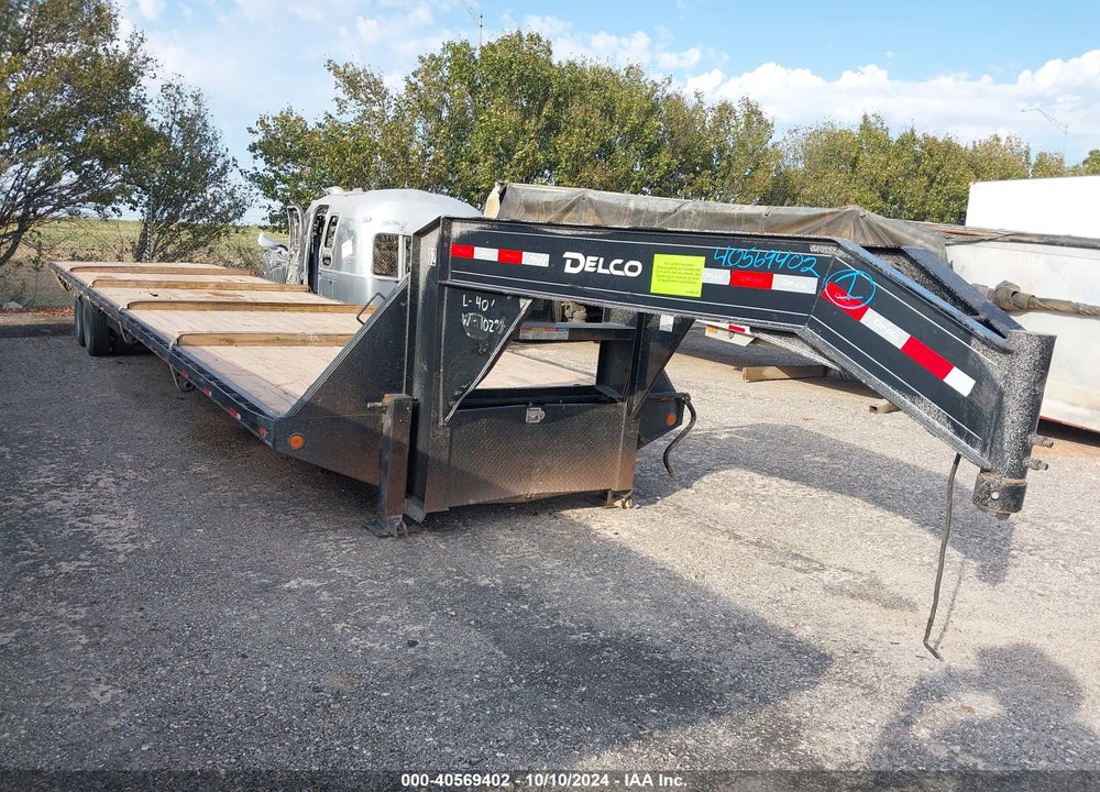 2019 DELCO TRAILERS 40' GOOSENECK TRAILER VIN: 5WWGF4024K6007144