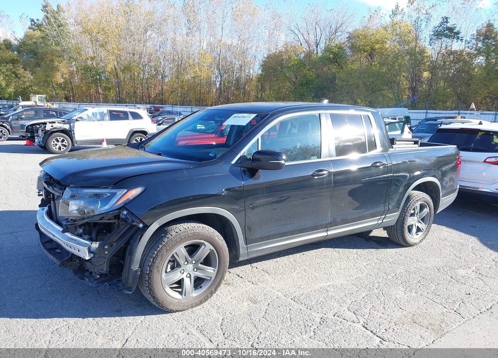 2023 HONDA RIDGELINE RTL VIN: 5FPYK3F52PB025860