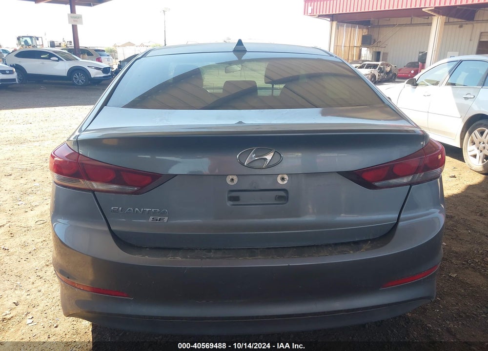 2017 HYUNDAI ELANTRA SE VIN: KMHD74LF3HU394713