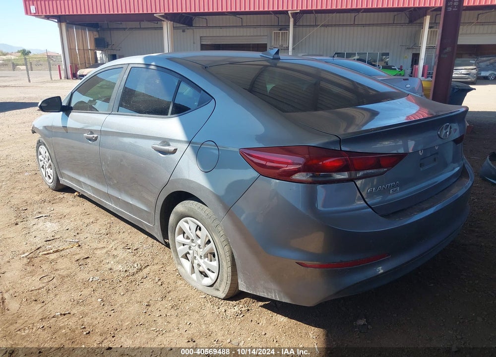 2017 HYUNDAI ELANTRA SE VIN: KMHD74LF3HU394713