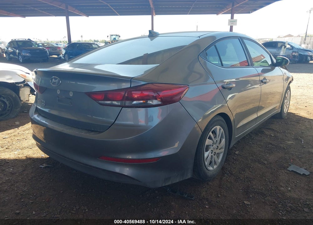 2017 HYUNDAI ELANTRA SE VIN: KMHD74LF3HU394713