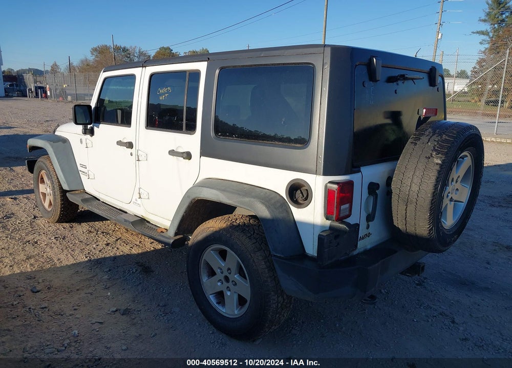 2011 JEEP WRANGLER UNLIMITED SPORT VIN: 1J4BA3H18BL629621