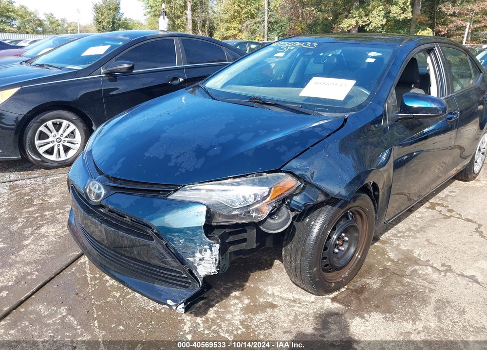 2018 TOYOTA COROLLA LE VIN: 2T1BURHEXJC069447