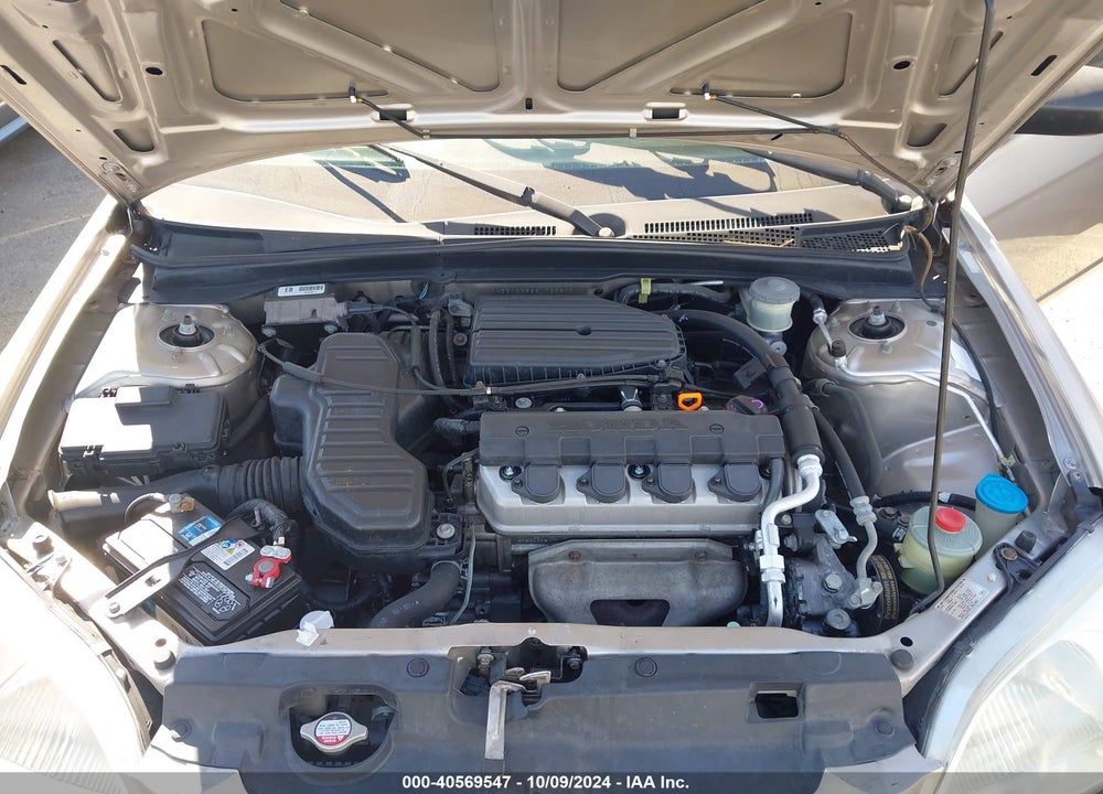 2002 HONDA CIVIC LX VIN: 1HGEM22582L032602