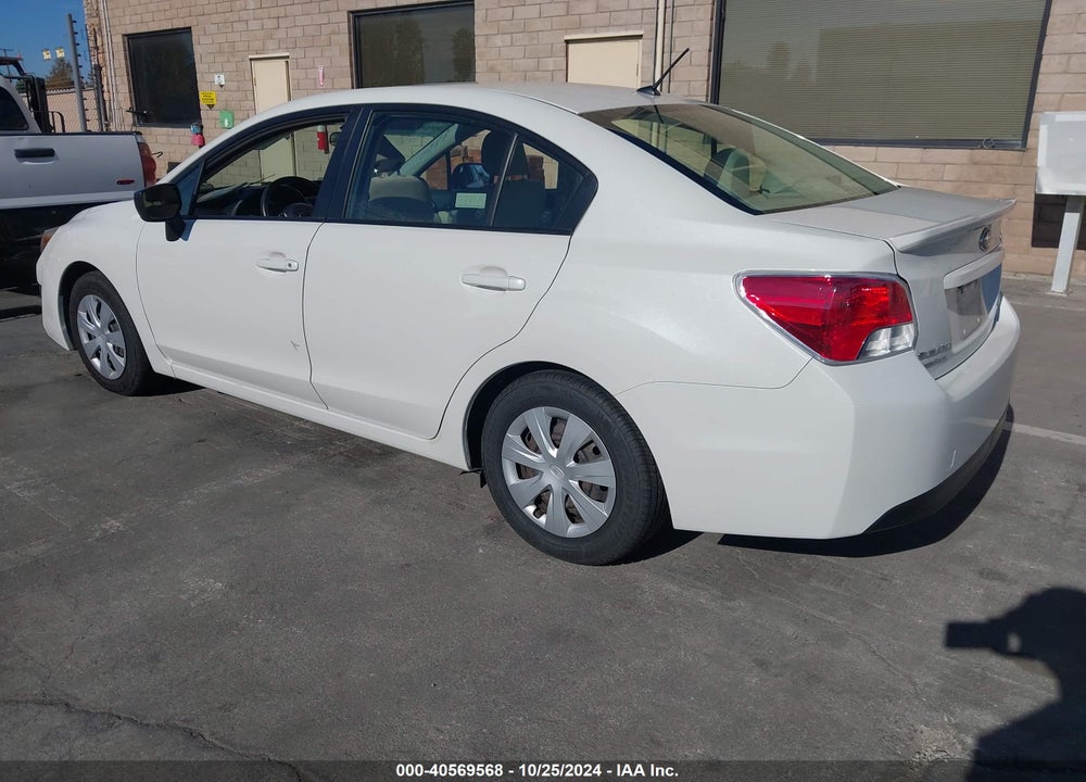 2015 SUBARU IMPREZA 2.0I VIN: JF1GJAA63FH015452