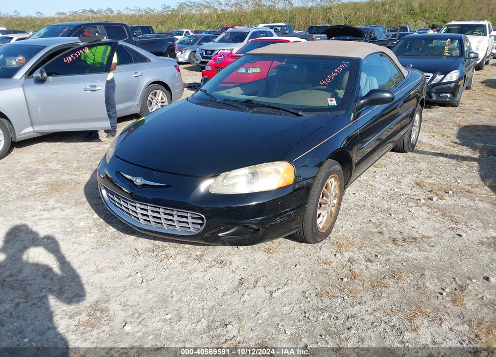2002 CHRYSLER SEBRING LXI VIN: 1C3EL55R92N150412