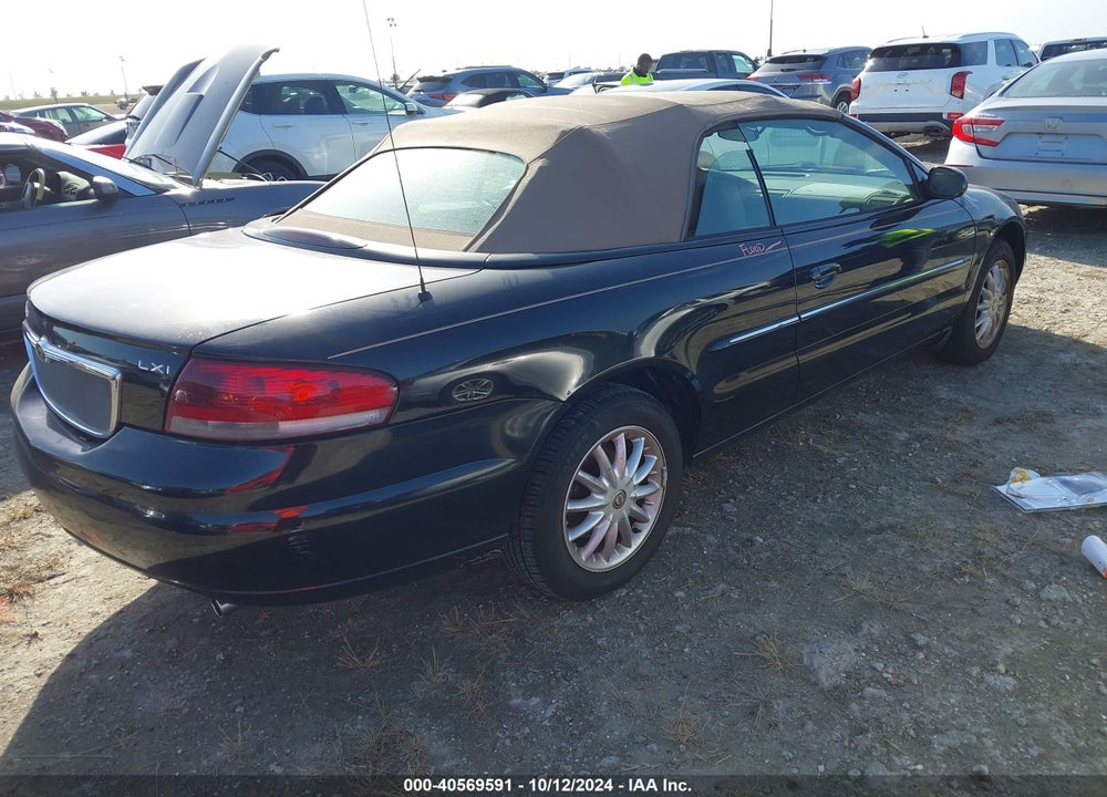 2002 CHRYSLER SEBRING LXI VIN: 1C3EL55R92N150412