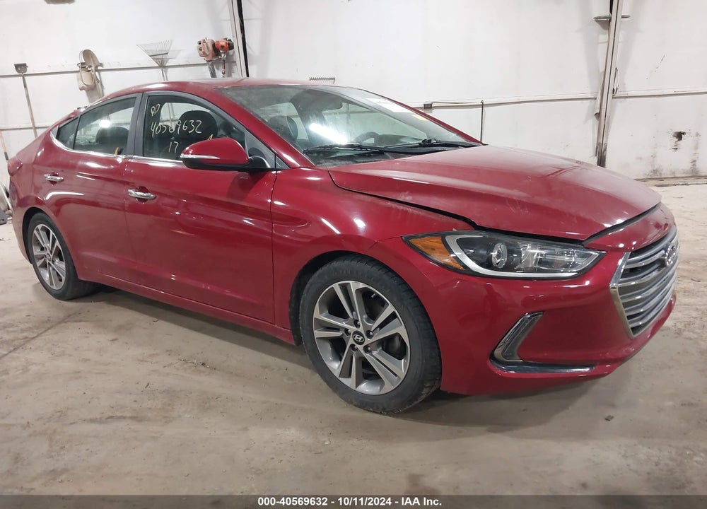 2017 HYUNDAI ELANTRA LIMITED VIN: KMHD84LF4HU283908