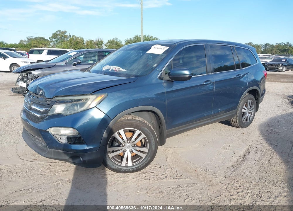 2017 HONDA PILOT EX-L VIN: 5FNYF6H51HB016693