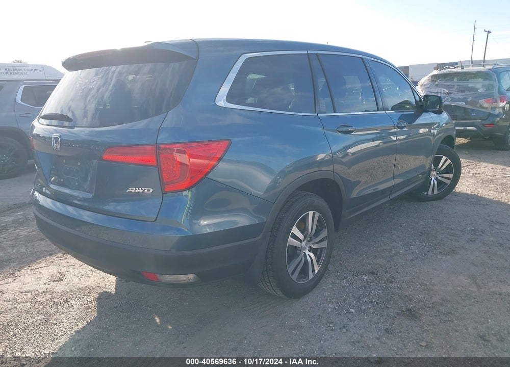 2017 HONDA PILOT EX-L VIN: 5FNYF6H51HB016693