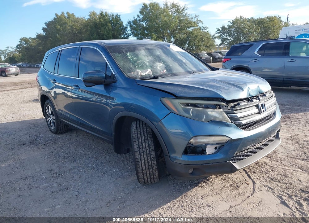 2017 HONDA PILOT EX-L VIN: 5FNYF6H51HB016693
