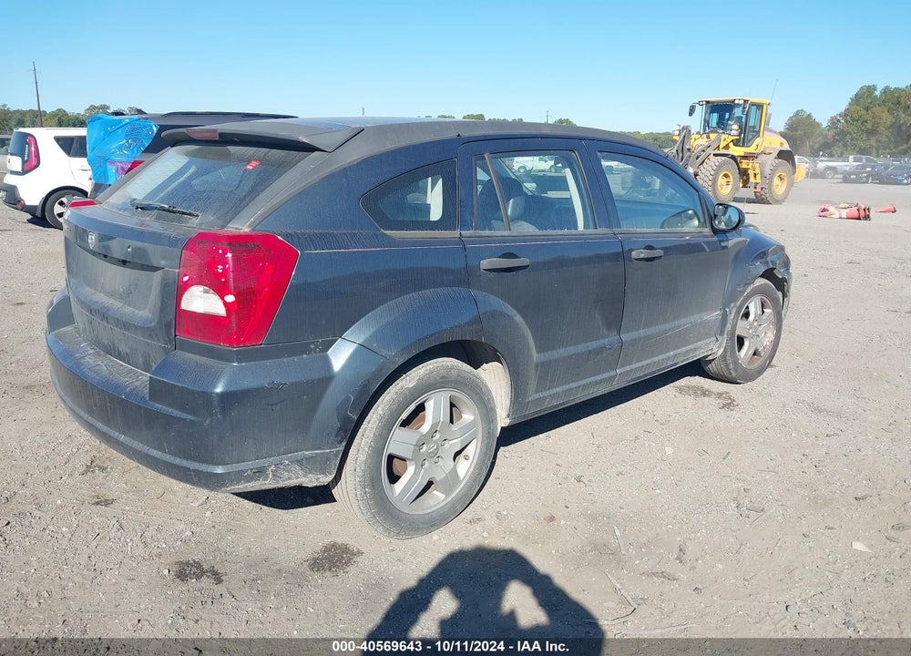 2008 DODGE CALIBER SE VIN: 1B3HB28BX8D659529
