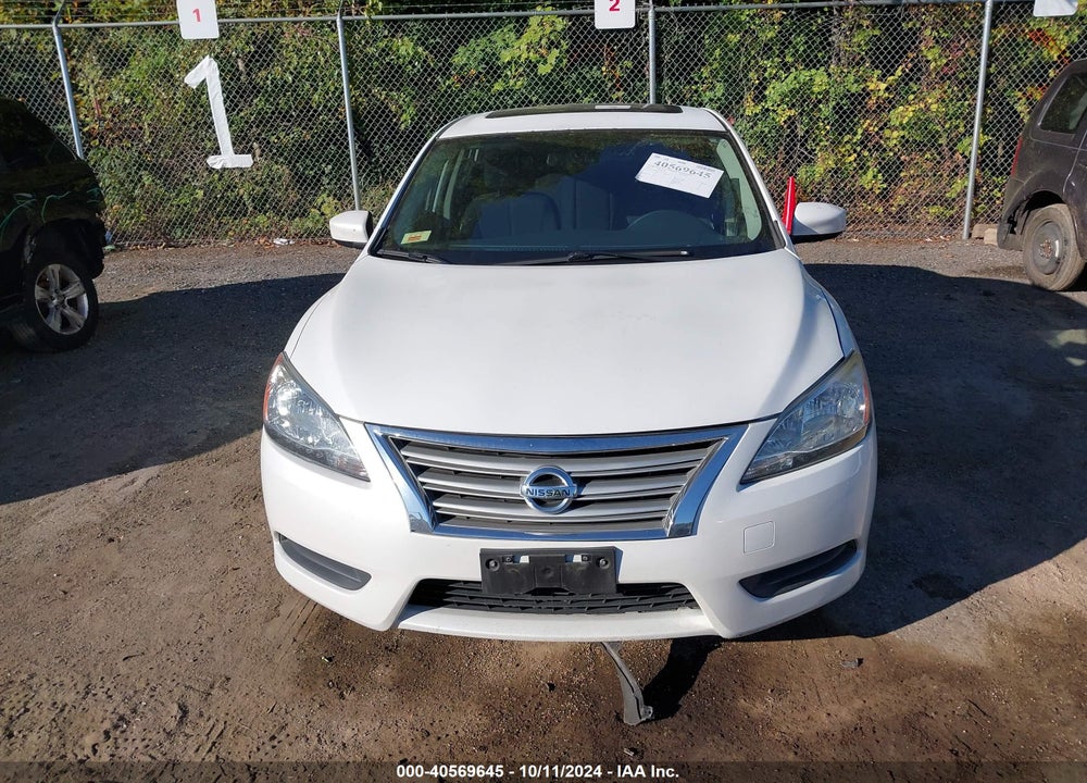 2015 NISSAN SENTRA SV VIN: 3N1AB7APXFY353740