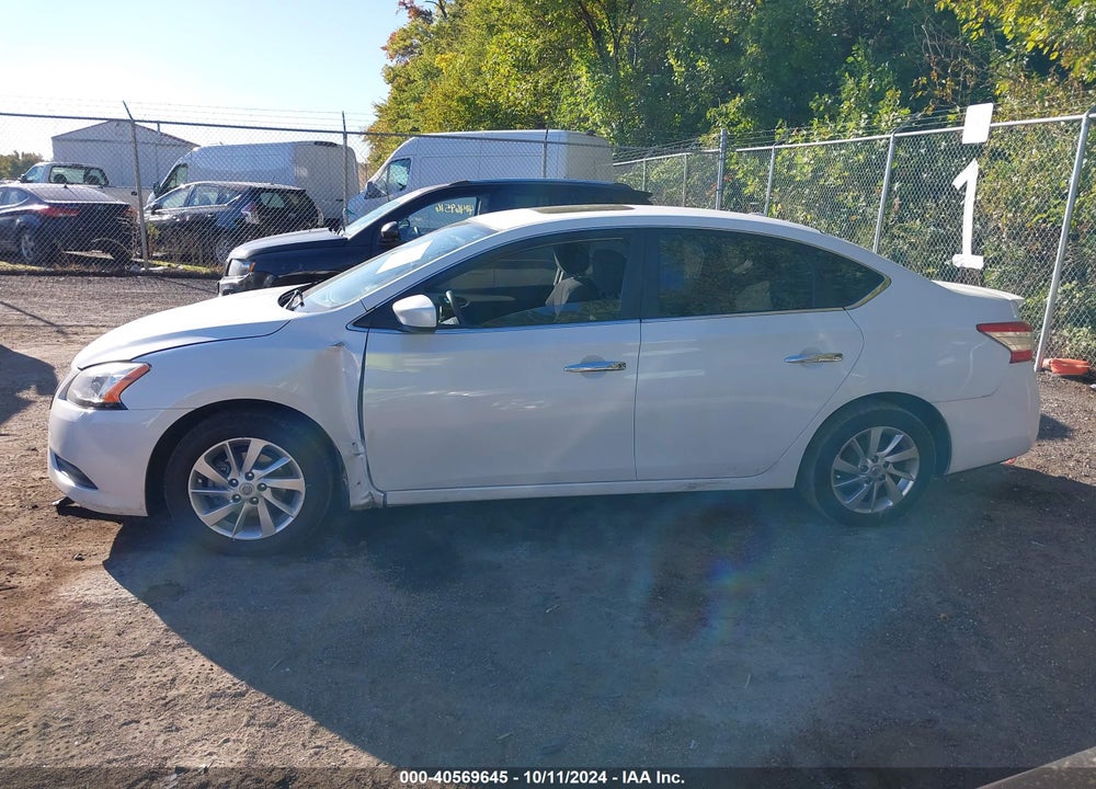 2015 NISSAN SENTRA SV VIN: 3N1AB7APXFY353740