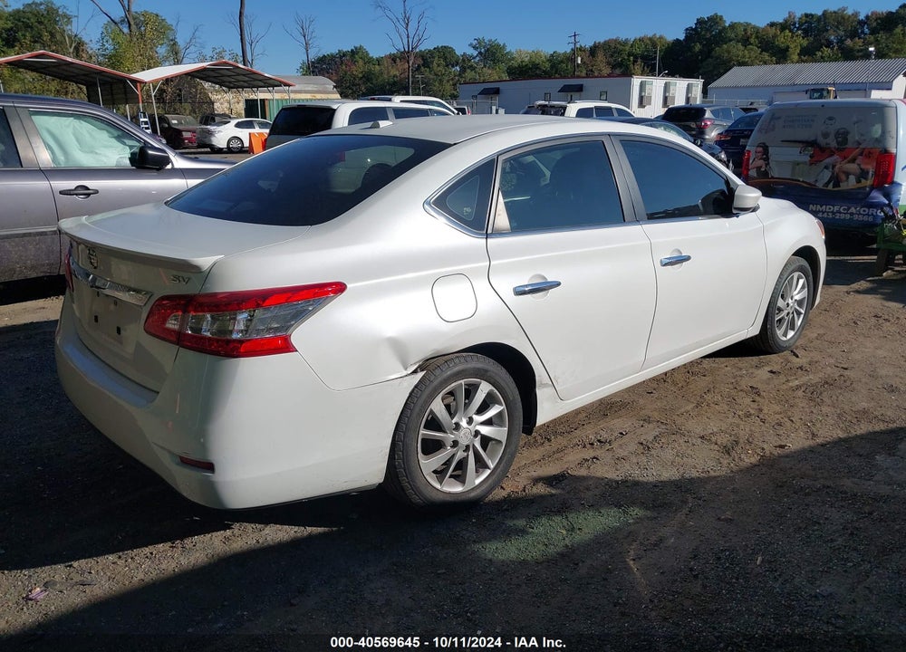2015 NISSAN SENTRA SV VIN: 3N1AB7APXFY353740