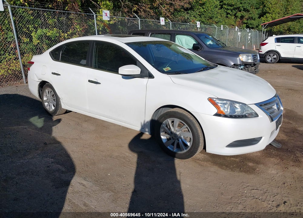 2015 NISSAN SENTRA SV VIN: 3N1AB7APXFY353740