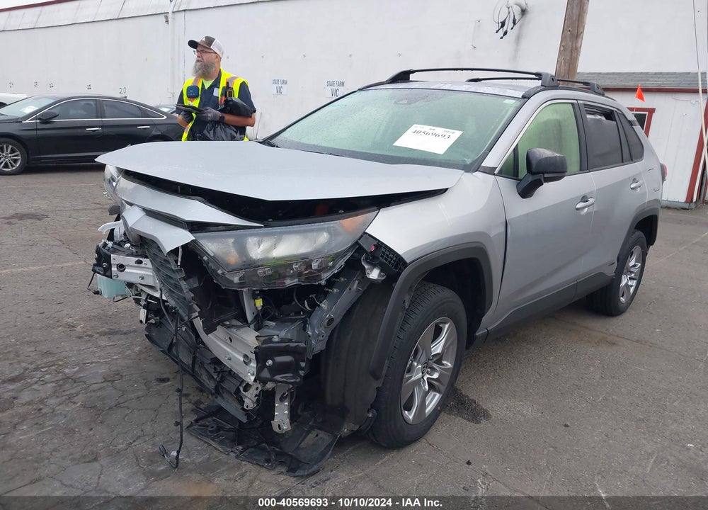 2022 TOYOTA RAV4 HYBRID LE VIN: JTMLWRFV1ND147043