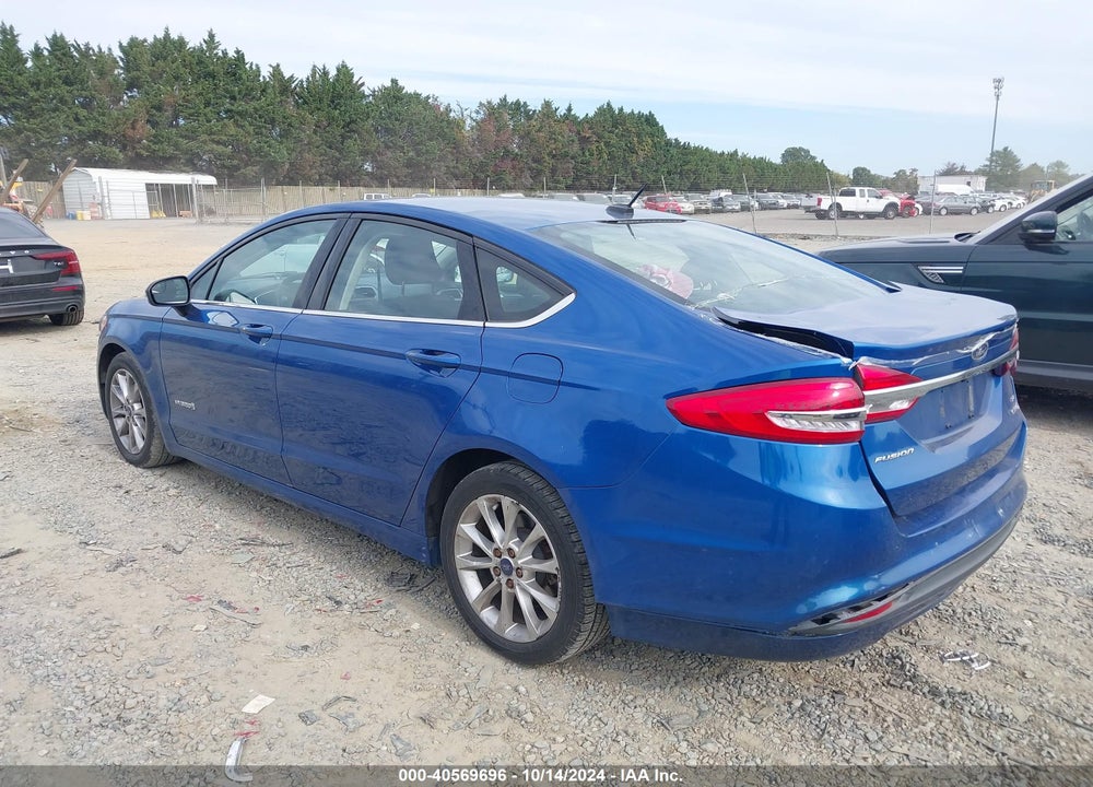 2017 FORD FUSION HYBRID SE VIN: 3FA6P0LU6HR381715