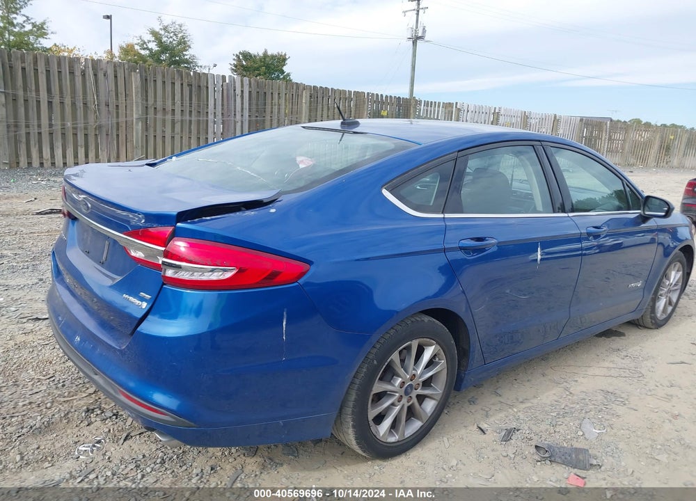 2017 FORD FUSION HYBRID SE VIN: 3FA6P0LU6HR381715